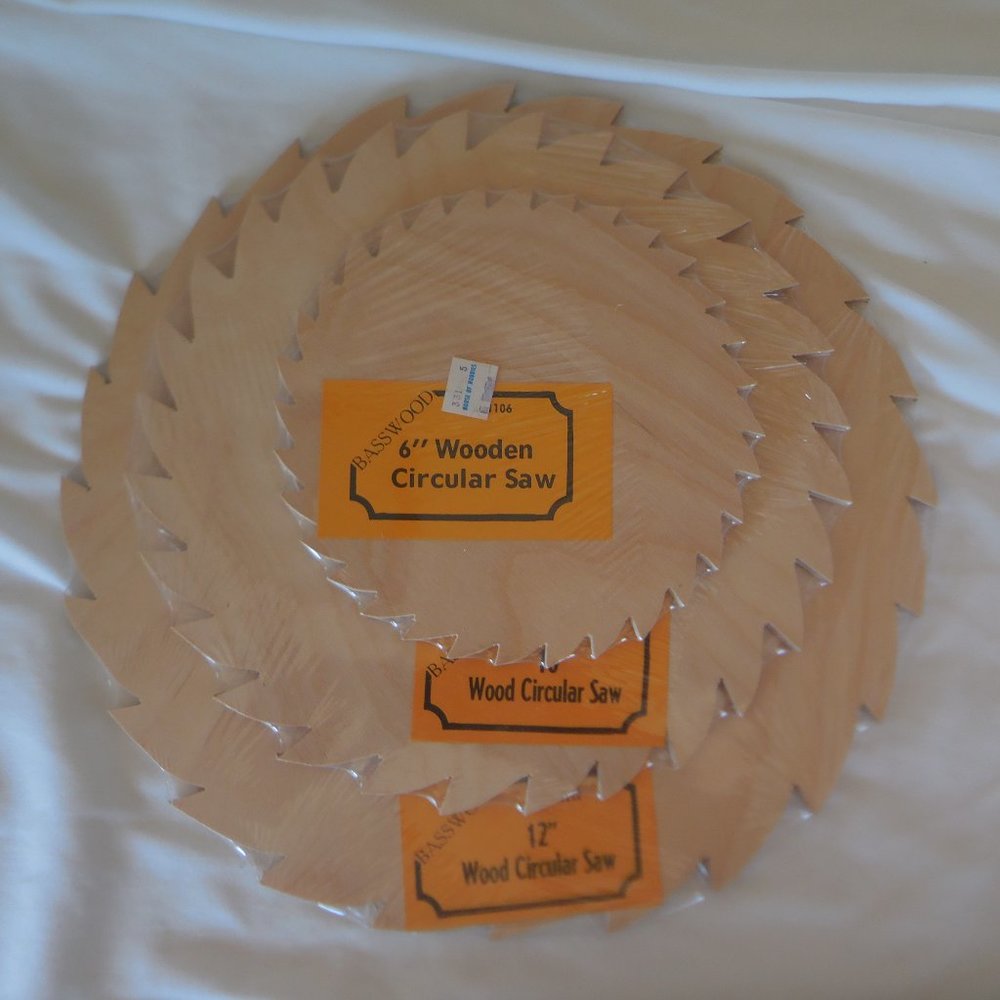 10" Wooden Circular Saw Blade - Pine